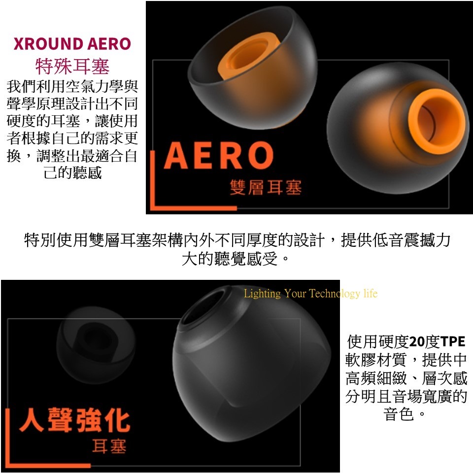 XROUND AERO PLUS 高解析有線耳機 3.5mm耳機【遊戲音樂好音質】-細節圖10