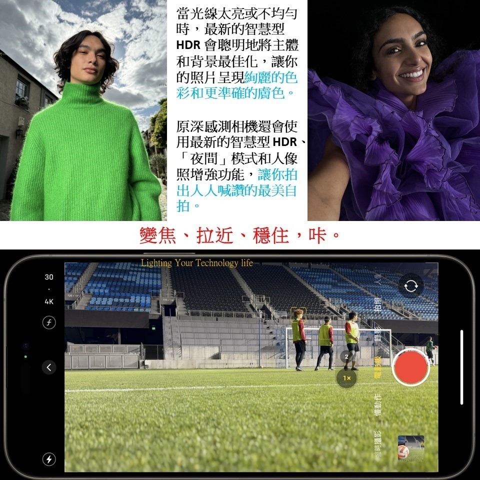 Apple iPhone 15 PRO 手機1TB 【送 透明防摔殼+滿版玻璃貼】A3102-細節圖7