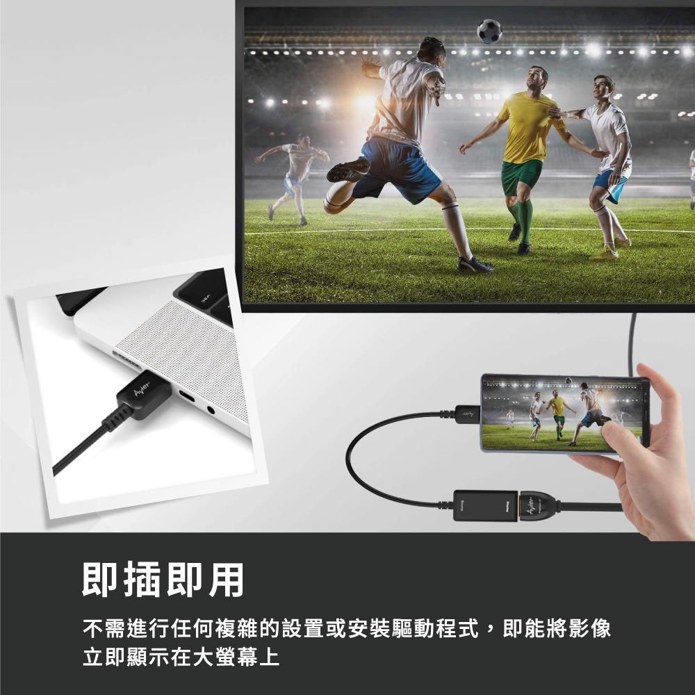 【Avier】PREMIUM USB-C to HDMI 4K 高解析影音轉接器-細節圖7