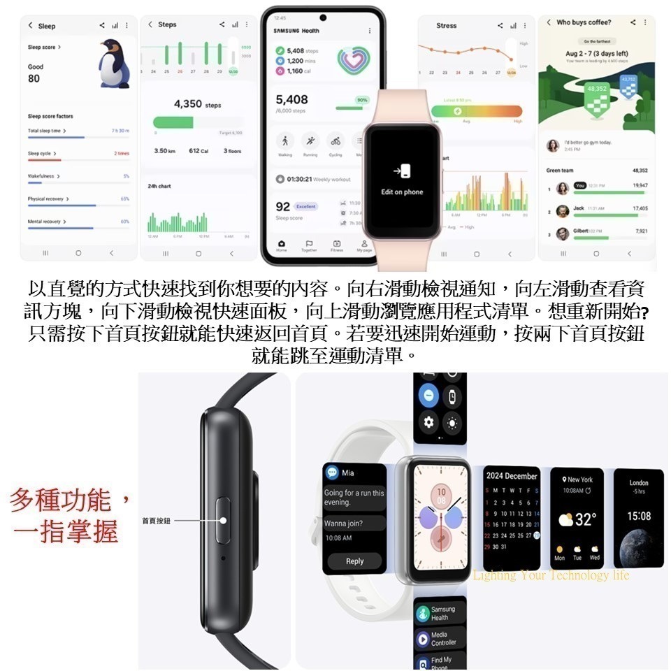 Samsung Galaxy Fit3 智慧手環 三星 (R390)-細節圖9