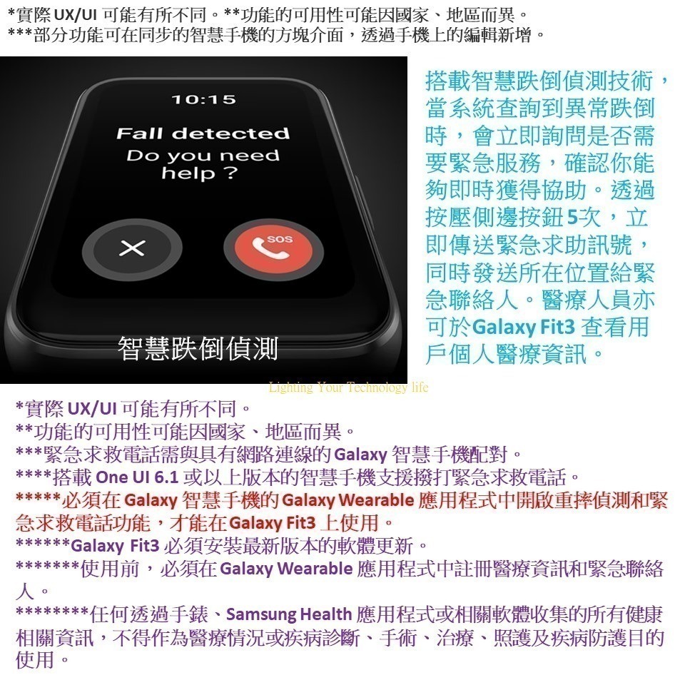 Samsung Galaxy Fit3 智慧手環 三星 (R390)-細節圖10