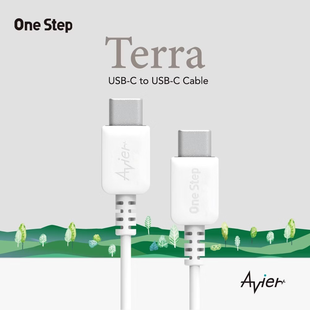 【Avier】One Step Terra USB-C 環保快充傳輸線60W 1.2M-細節圖2