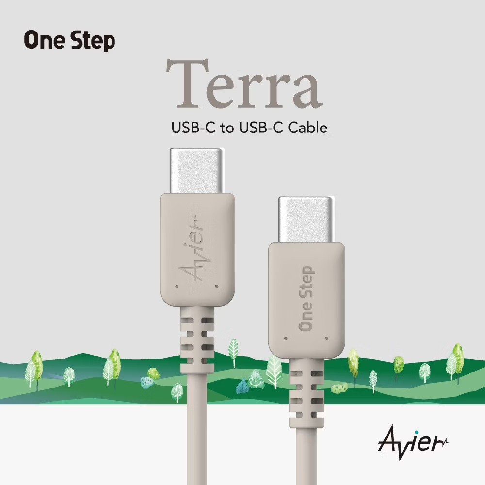 【Avier】One Step Terra USB-C 環保快充傳輸線60W 1.2M-細節圖3