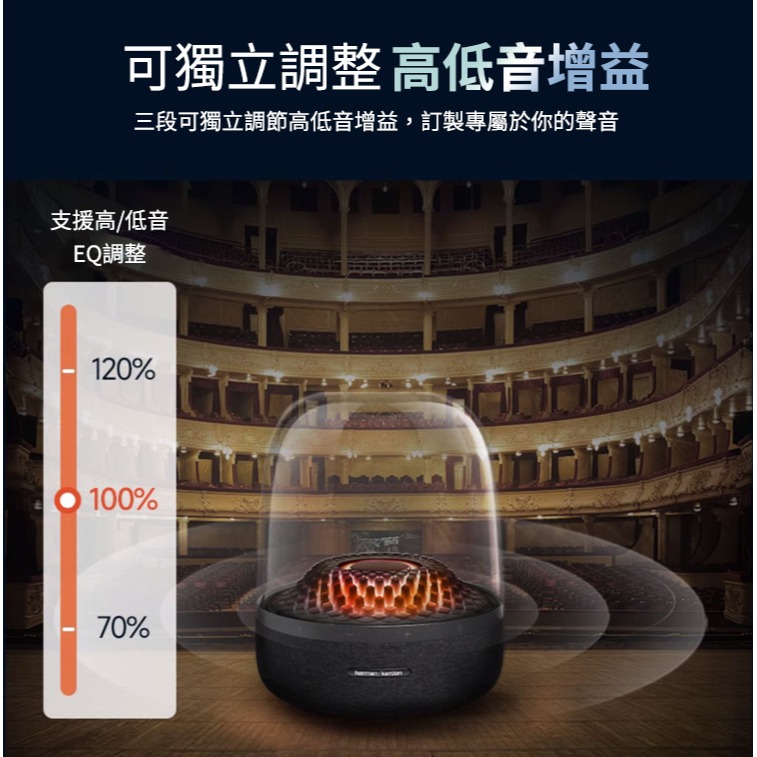 harman kardon 哈曼卡頓 Aura Studio 4 無線藍牙喇叭 第四代水母喇叭【世貨總代理】-細節圖10