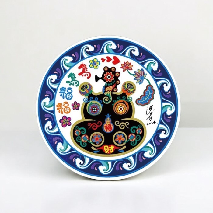 洪易 2026馬年瓷器新春版 馬馬福福 大馬福 海洋系12生肖瓷器藝術禮盒 預購【20260120起出貨】-細節圖3