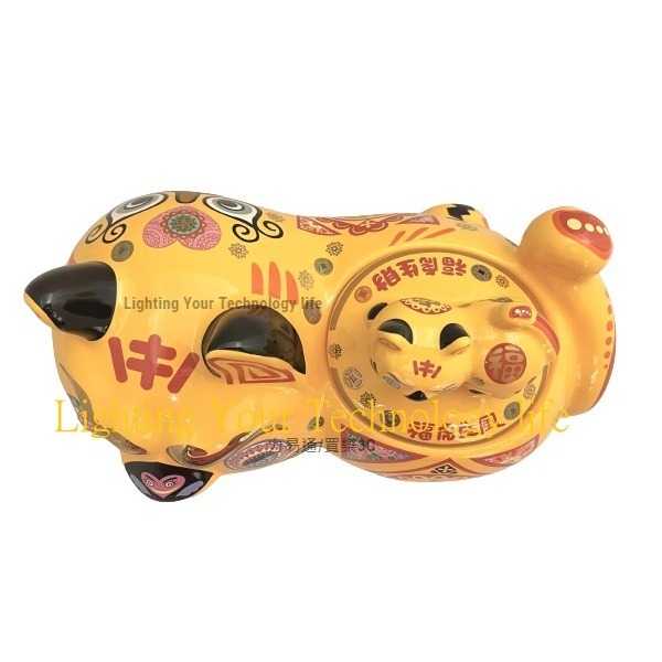 禮坊洪易 2022虎年瓷器新春版 福虎生豐【洪易藝術家】 迎春福虎生豐瓷器禮盒+撲滿組 禮坊 Rivon-細節圖6