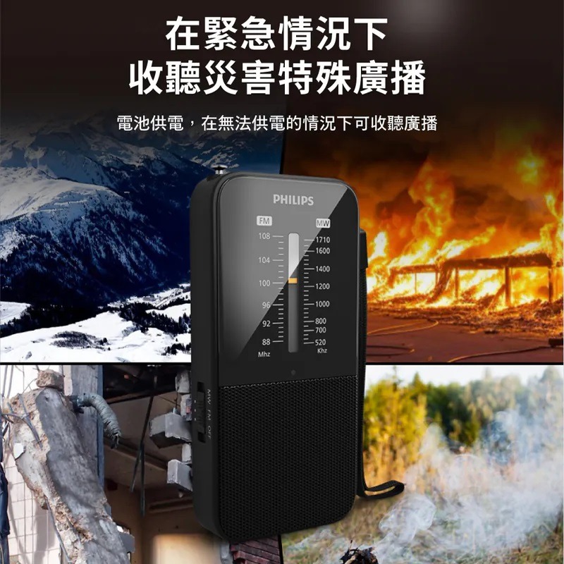 Philips GO系列 TAR1509 經典便攜型隨身收音機-細節圖3