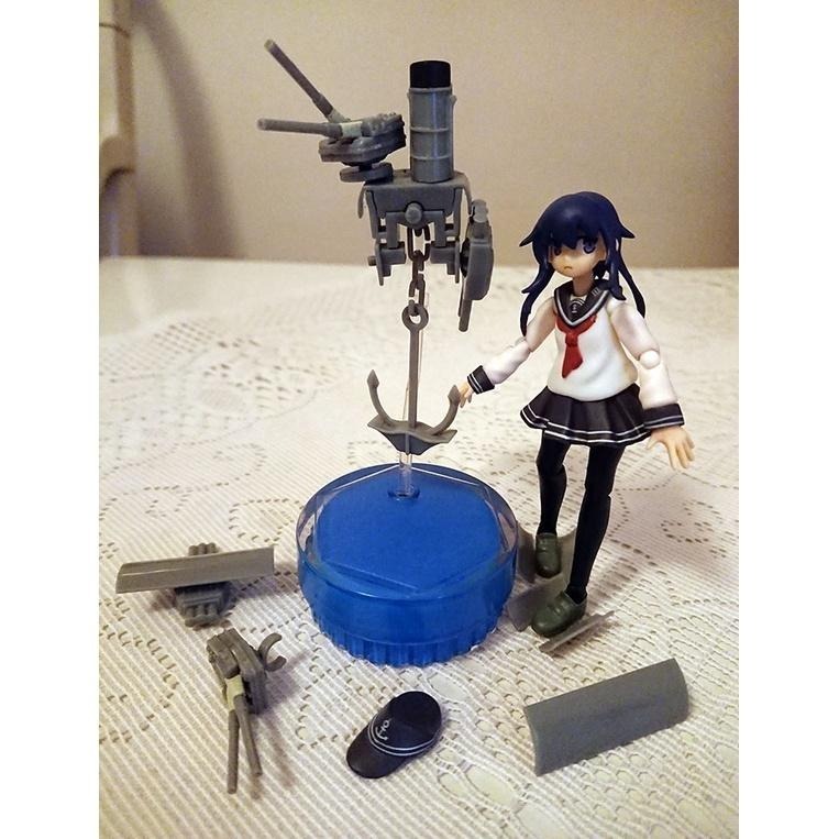 無盒 已拆擺 MA1013 驅逐艦 曉 艦隊Collection 艦娘 Microman Arts 系列 公仔-細節圖3