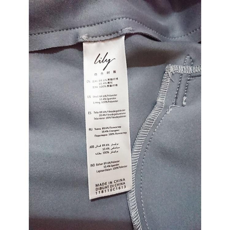 通勤 基礎款 素色 仿麂皮風衣 霧霾藍 灰藍色-細節圖7