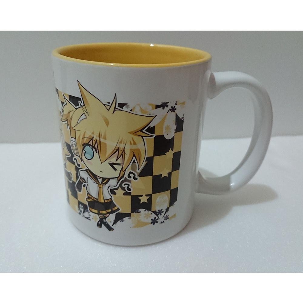 VOCALOID 鏡音 雙子 鈴 連 同人 馬克杯 杯子 陶瓷 周邊-細節圖2