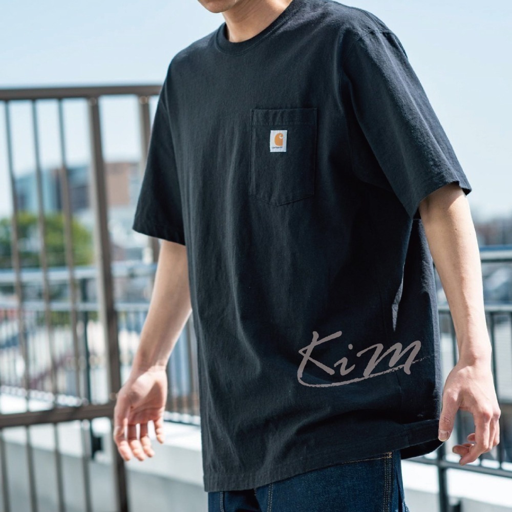 Carhartt K87 口袋 工裝 素Tee 短袖 短Tee 美版偏大-細節圖2