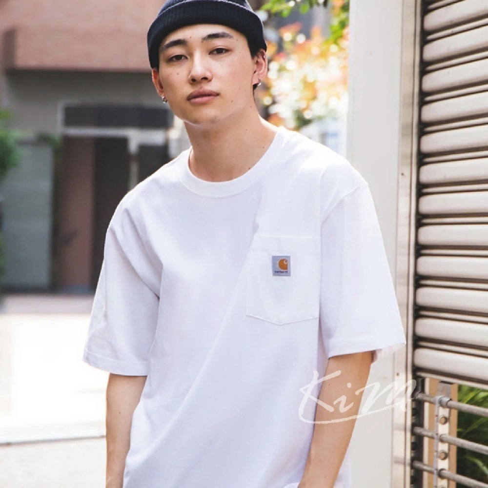 Carhartt K87 口袋 工裝 素Tee 短袖 短Tee 美版偏大-細節圖6