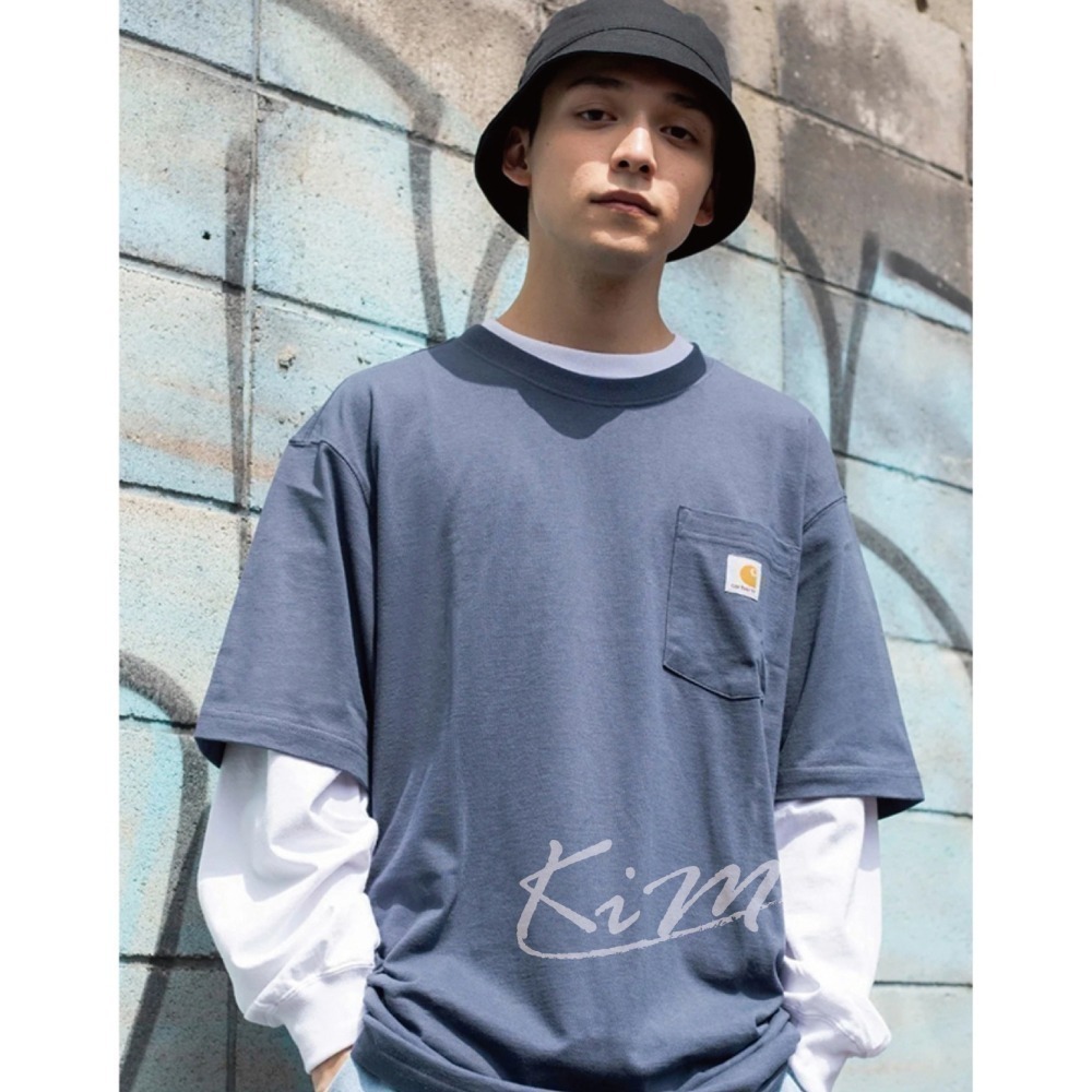 Carhartt K87 口袋 工裝 素Tee 短袖 短Tee 美版偏大-細節圖3