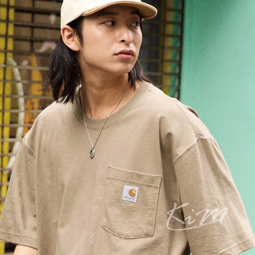 Carhartt K87 口袋 工裝 素Tee 短袖 短Tee 美版偏大-細節圖5