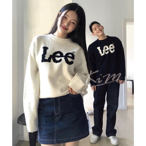韓國 LEE毛衣 針織衫 針織長袖 針織毛衣 大學T