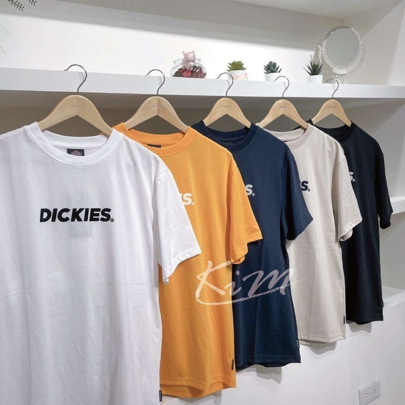 Dickies 短袖 短T LOGO 今年新款 三色 奶茶 深藍 白-細節圖2