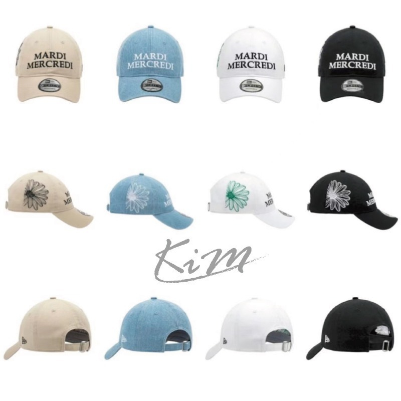 新款MARDI MERCREDI x NEW ERA 聯名棒球帽 23ss鴨舌帽-細節圖2