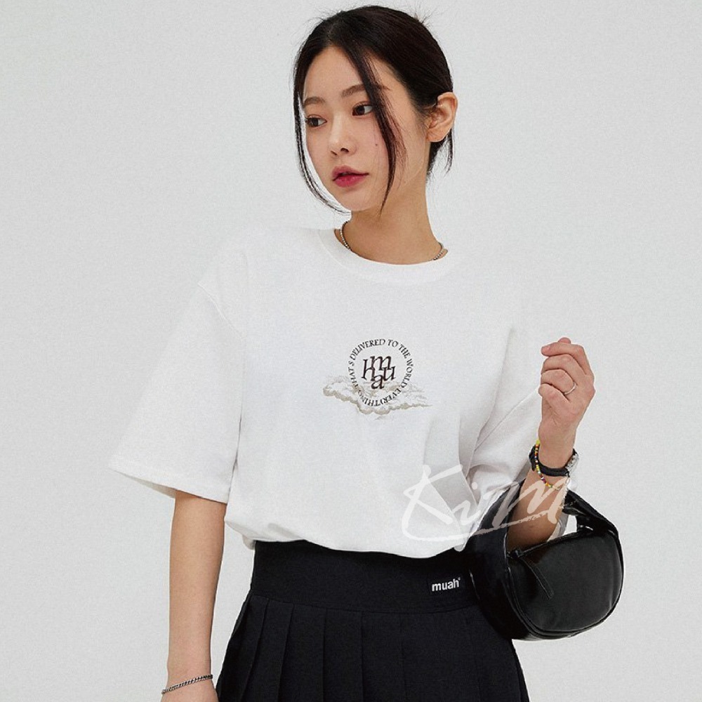 Muahmuah新款 LOGO文字設計 短T 短袖T恤 TEE-細節圖2