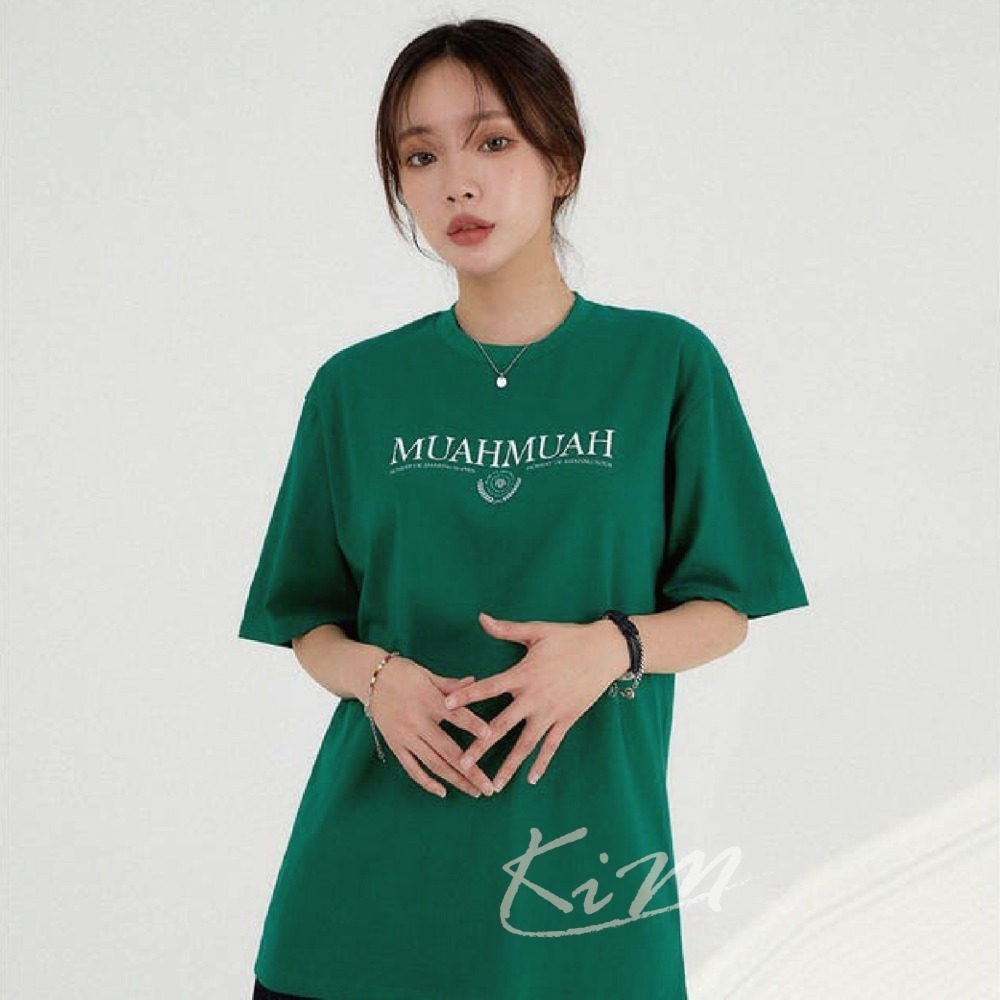 Muahmuah 新款LGOO復古字樣設計 短袖T恤 T恤 短T TEE 韓國代購-細節圖2