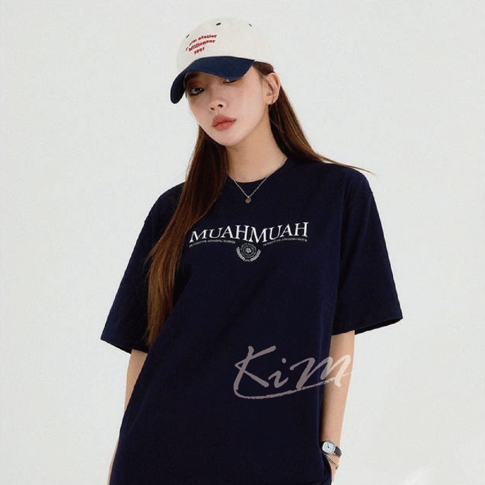 Muahmuah 新款LGOO復古字樣設計 短袖T恤 T恤 短T TEE 韓國代購-細節圖3