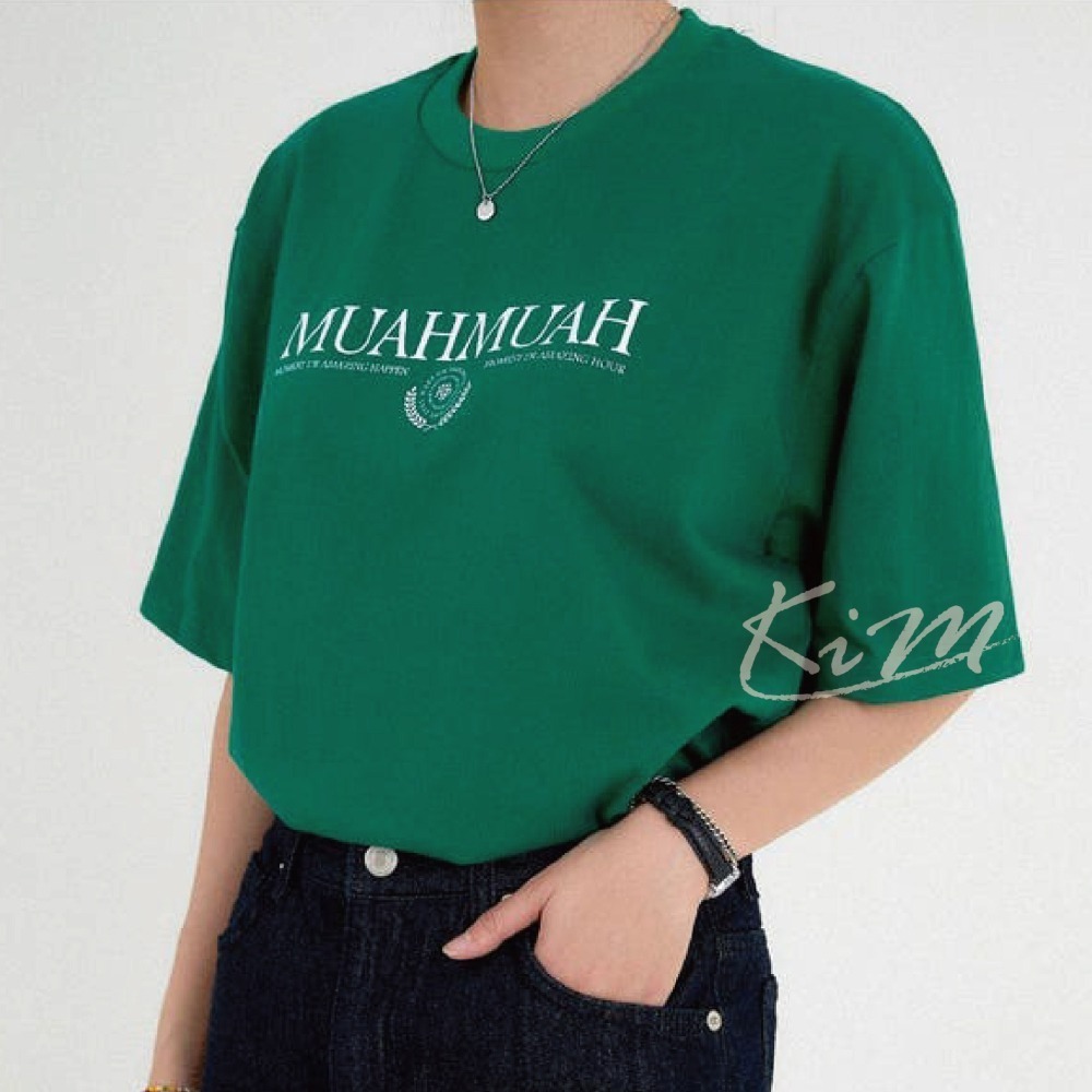 Muahmuah 新款LGOO復古字樣設計 短袖T恤 T恤 短T TEE 韓國代購-細節圖7
