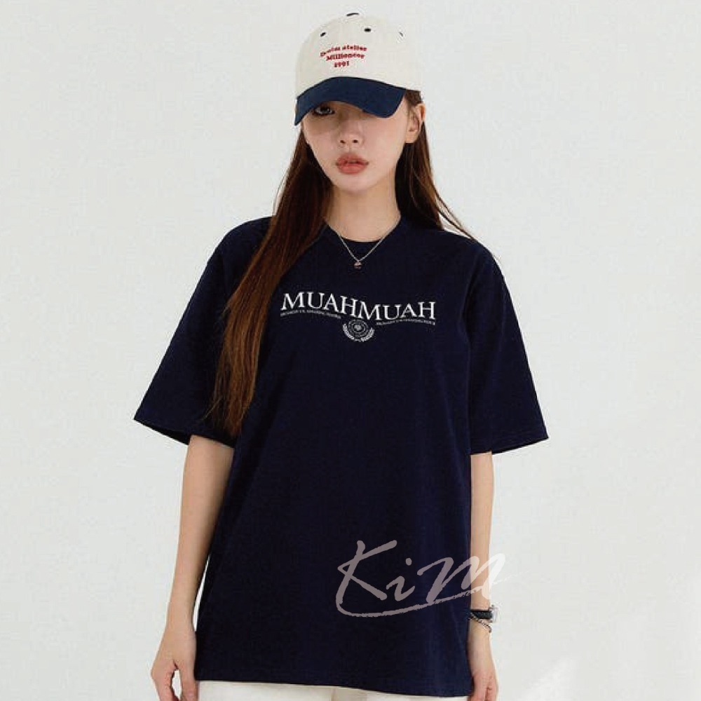 Muahmuah 新款LGOO復古字樣設計 短袖T恤 T恤 短T TEE 韓國代購-細節圖8