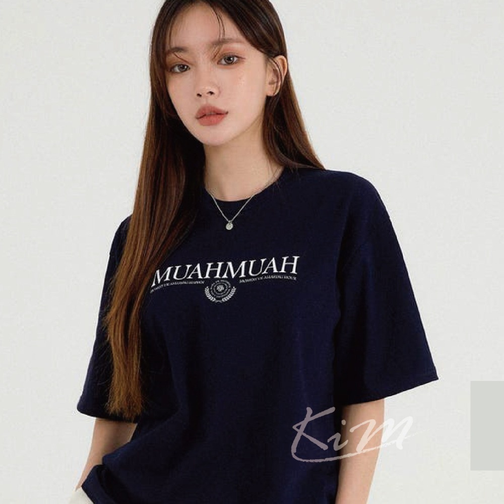 Muahmuah 新款LGOO復古字樣設計 短袖T恤 T恤 短T TEE 韓國代購-細節圖9