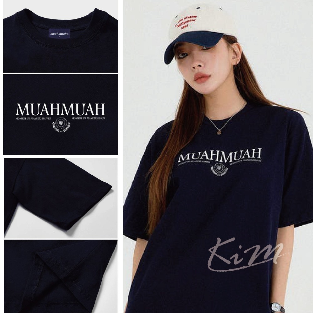 Muahmuah 新款LGOO復古字樣設計 短袖T恤 T恤 短T TEE 韓國代購-細節圖10