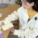 最新秋冬款 Muahmuah 方形款 刷毛款 袖子撞色 muah muah-規格圖9