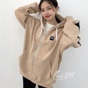 最新秋冬款 Muahmuah 方形款 刷毛款 袖子撞色 muah muah-規格圖9