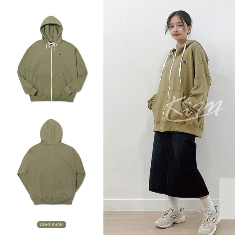 韓國Muahmuah 橢圓款 刷毛款韓國外套 五色 muah muah 韓國情侶 外套-細節圖9