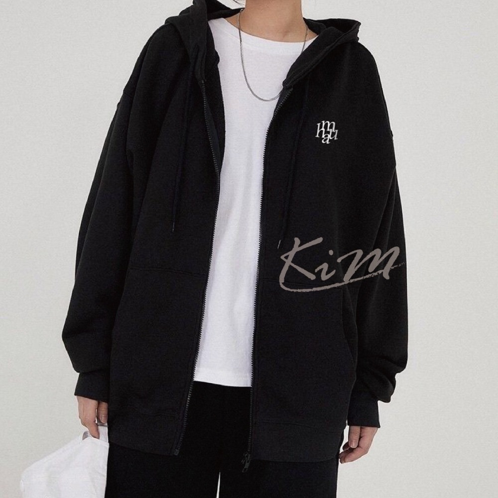 Muahmuah 新logo無刷毛外套 新款 CP值超高 無刷毛 情侶款 閨蜜款 韓國代購-細節圖6