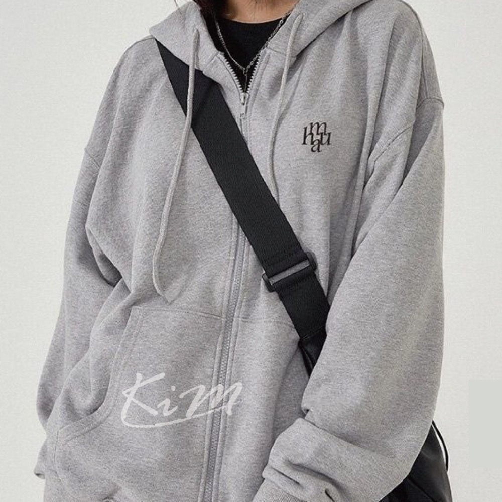 Muahmuah 新logo無刷毛外套 新款 CP值超高 無刷毛 情侶款 閨蜜款 韓國代購-細節圖8