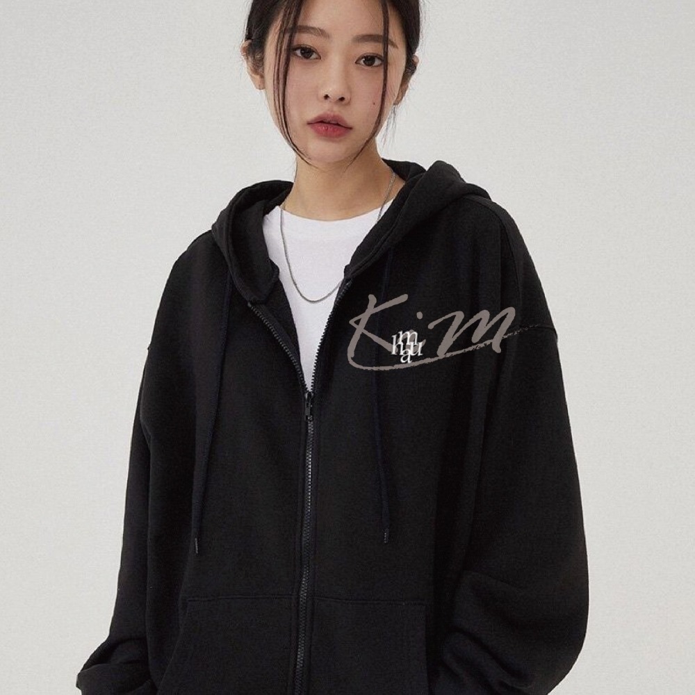 Muahmuah 新logo無刷毛外套 新款 CP值超高 無刷毛 情侶款 閨蜜款 韓國代購-細節圖9