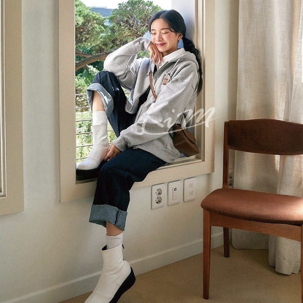 Muahmuah X GB 泰迪熊外套 Teddy 探險小熊 胸前刺繡 連帽外套 男女同款-細節圖7