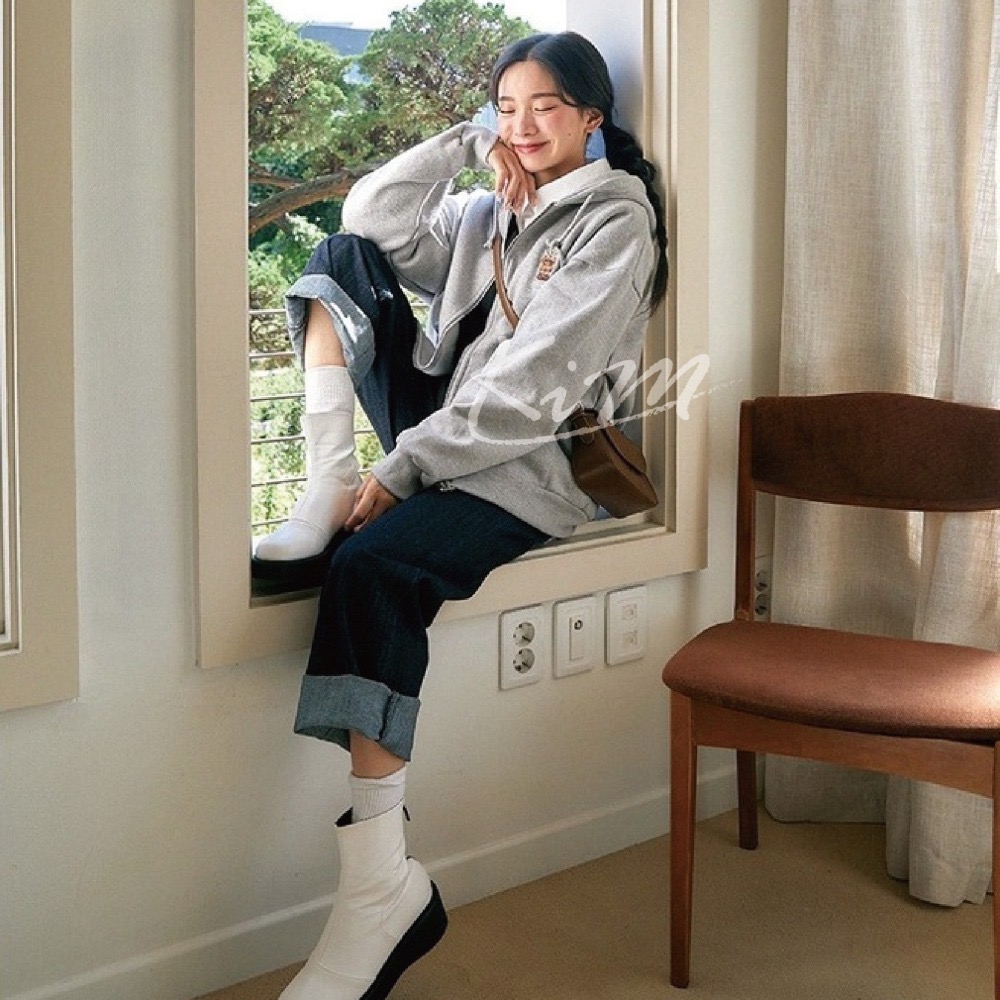 Muahmuah X GB 泰迪熊外套 Teddy 探險小熊 胸前刺繡 連帽外套 男女同款-細節圖7