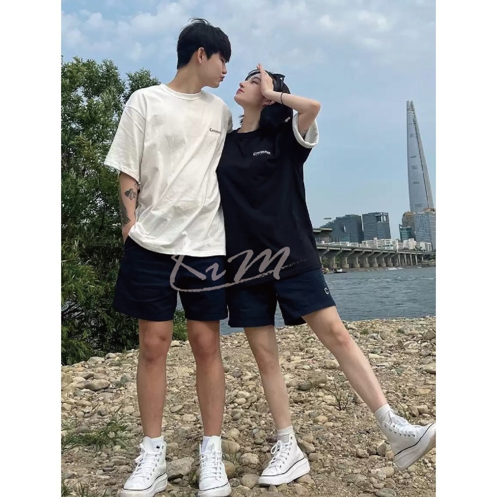 Covernat 短袖 短T 短踢 黑 白 素T 韓國正品代購 1+1組合包拆開販售-細節圖9