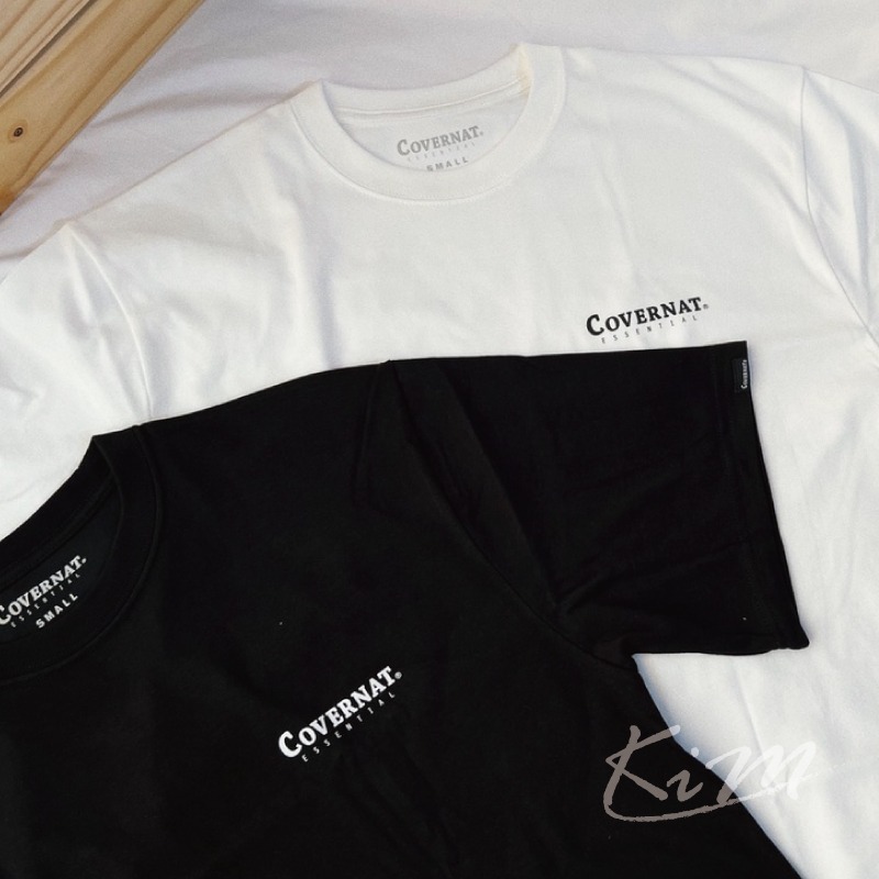 Covernat 短袖 短T 短踢 黑 白 素T 韓國正品代購 1+1組合包拆開販售-細節圖11
