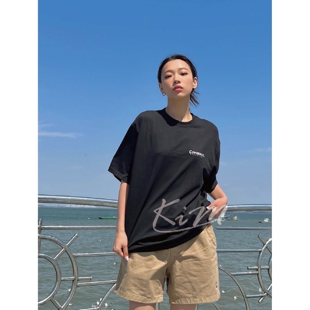 Covernat 短袖 短T 短踢 黑 白 素T 韓國正品代購 1+1組合包拆開販售-細節圖7