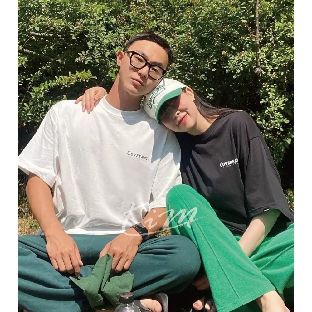 Covernat 短袖 短T 短踢 黑 白 素T 韓國正品代購 1+1組合包拆開販售-細節圖8