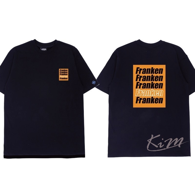 FRNM 潮流LOGO標語 短袖上衣 短踢 FRANKEN 韓國代購🇰🇷-細節圖2