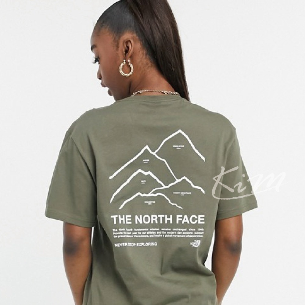 The North Face Peaks 北臉 北面 山景 山脈 高山 短T 短袖-細節圖6