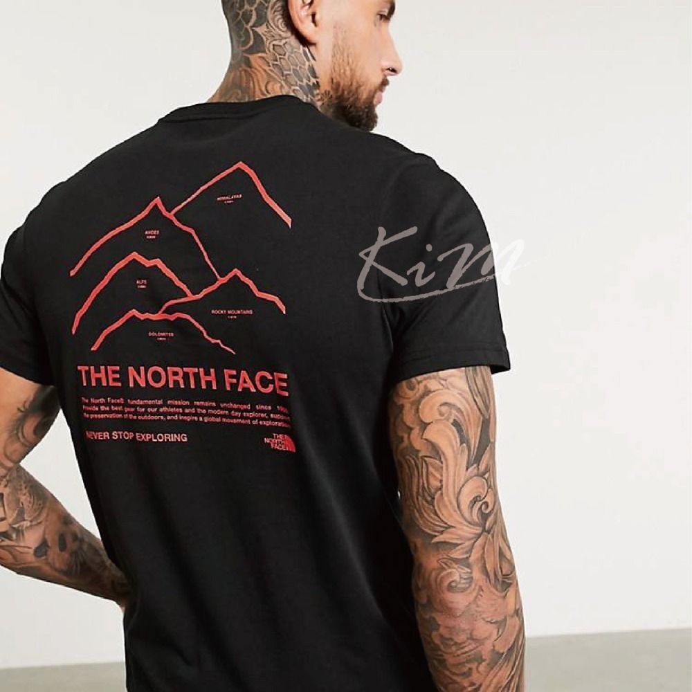 The North Face Peaks 北臉 北面 山景 山脈 高山 短T 短袖-細節圖8