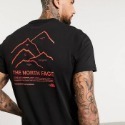 The North Face Peaks 北臉 北面 山景 山脈 高山 短T 短袖-規格圖9