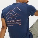 The North Face Peaks 北臉 北面 山景 山脈 高山 短T 短袖-規格圖9