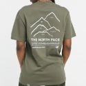 The North Face Peaks 北臉 北面 山景 山脈 高山 短T 短袖-規格圖9