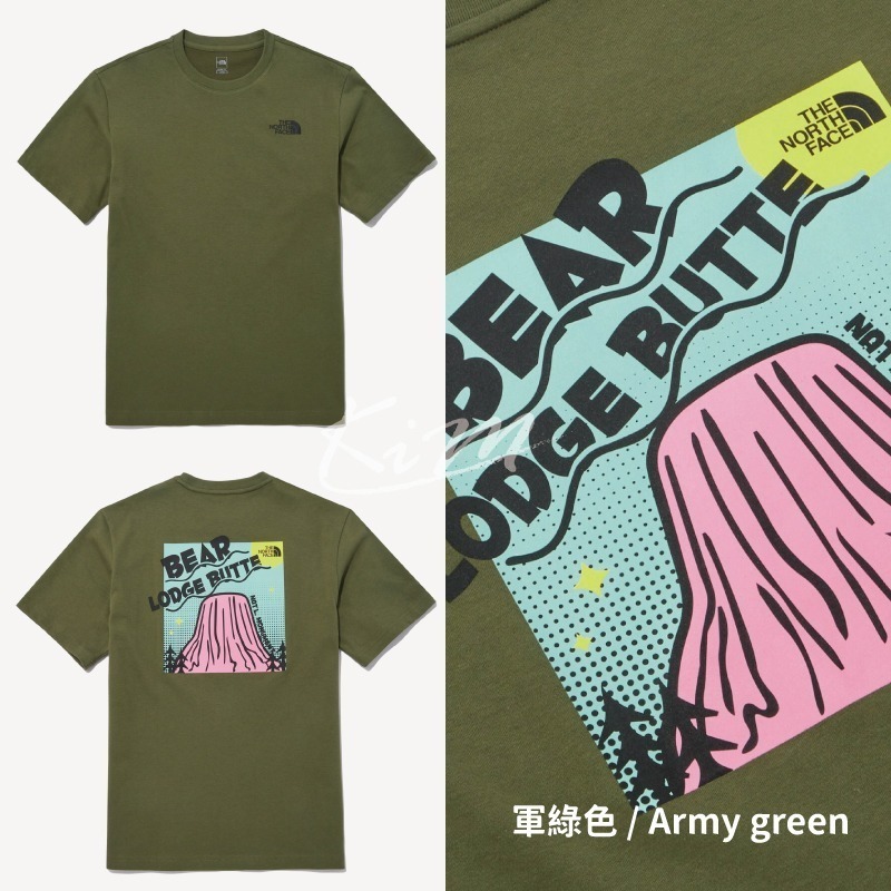 The North Face HIGHLAND 高地圖案 5色 tee 短袖t恤 t恤 短t-細節圖4