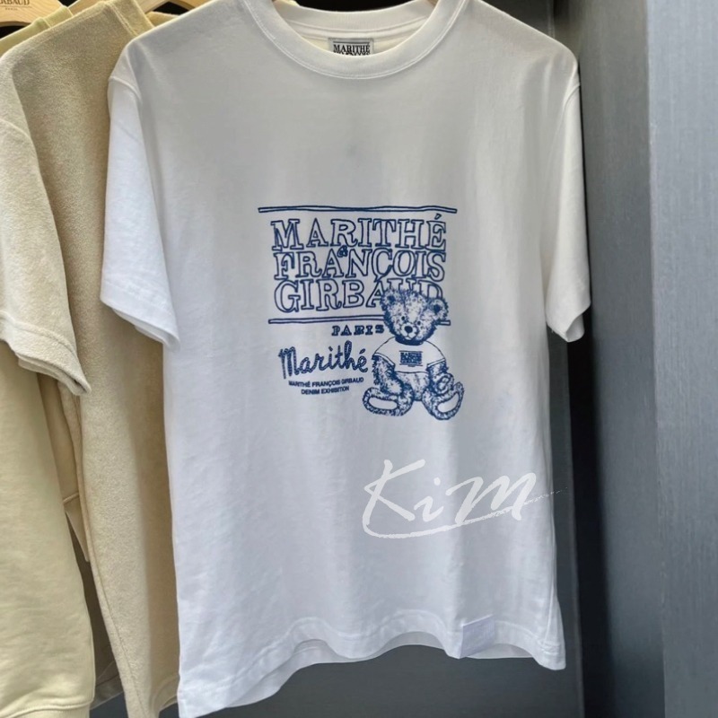 MARITHE 泰迪熊簍空圖騰設計 快閃店限定 MARITHE FRANCOIS GIRBAUD 短袖上衣 短T MFG-細節圖3