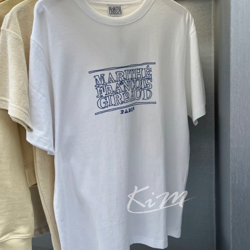 MARITHE 簍空文字設計 快閃店限定 MARITHE FRANCOIS GIRBAUD 短袖上衣 短T MFG-細節圖3