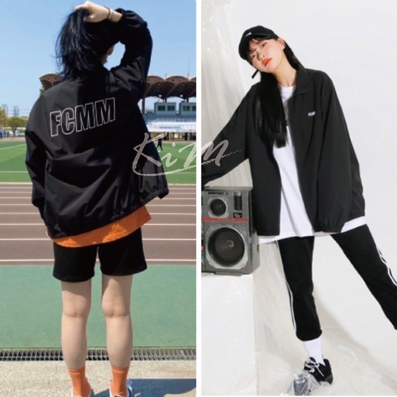 韓國潮牌FCMM 外套經典大LOGO風衣外套 防風防水外套 夏秋新款 防曬外套 男女同款情侶裝-細節圖4
